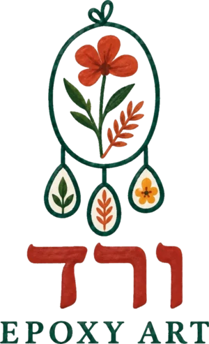 ורד · Epoxy Art